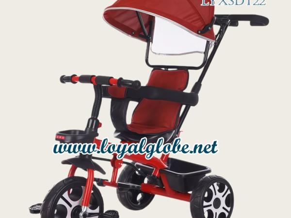 4-in-1 Convertible Baby Tricycle & Stroller Trike - Model LYXSDT22